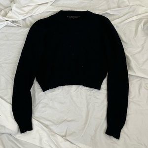 BCBG Black Crewneck Sweater